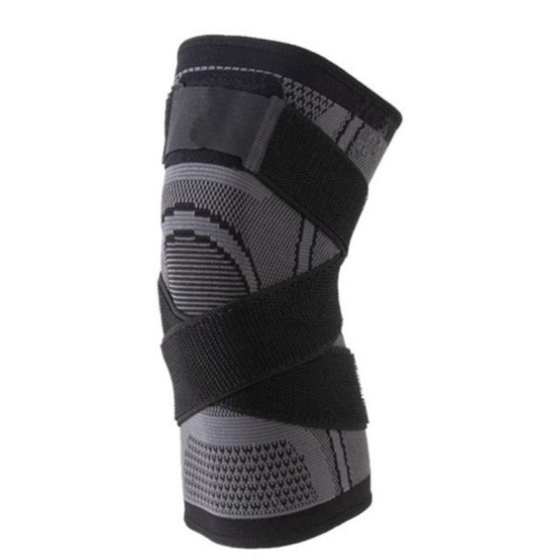 Sports Knee Pads Eight-character Straps Pressurized New Nylon Breathable Basketball Football Volleyball Brace Protector BandageElastic and Breathable