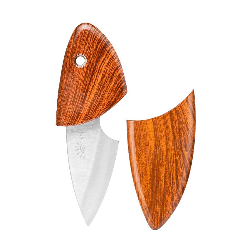 Брелок из нержавеющей стали, мини-нож, инструмент для распаковки, карманный нож, портативный нож для чистки, нож для кемпинга, рыбалки, EDC