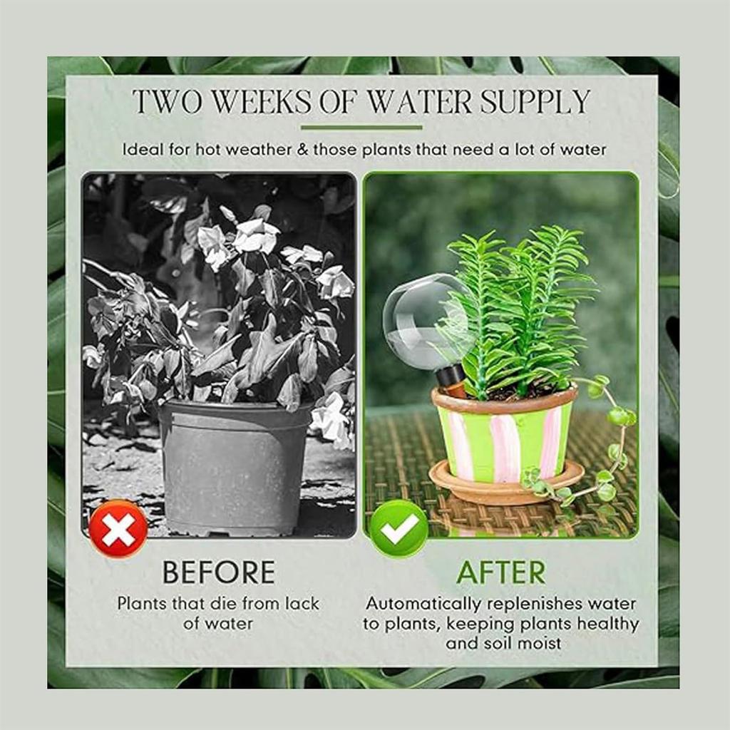 Шаровой полив для помещений, автоматический шаровой полив для цветочного горшка с медленным высвобождением капельного контроля для комнатных и уличных растений