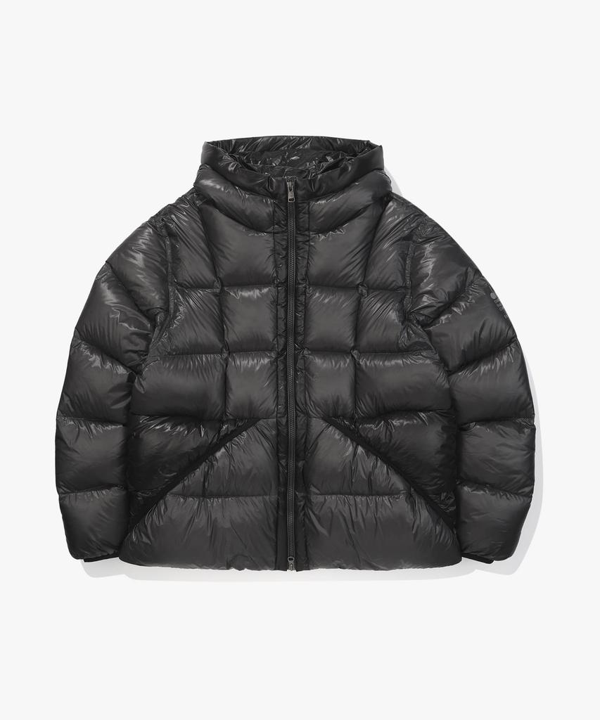 Diadora Vera Piuma Sheer Duck Down Jacket Dark Grey