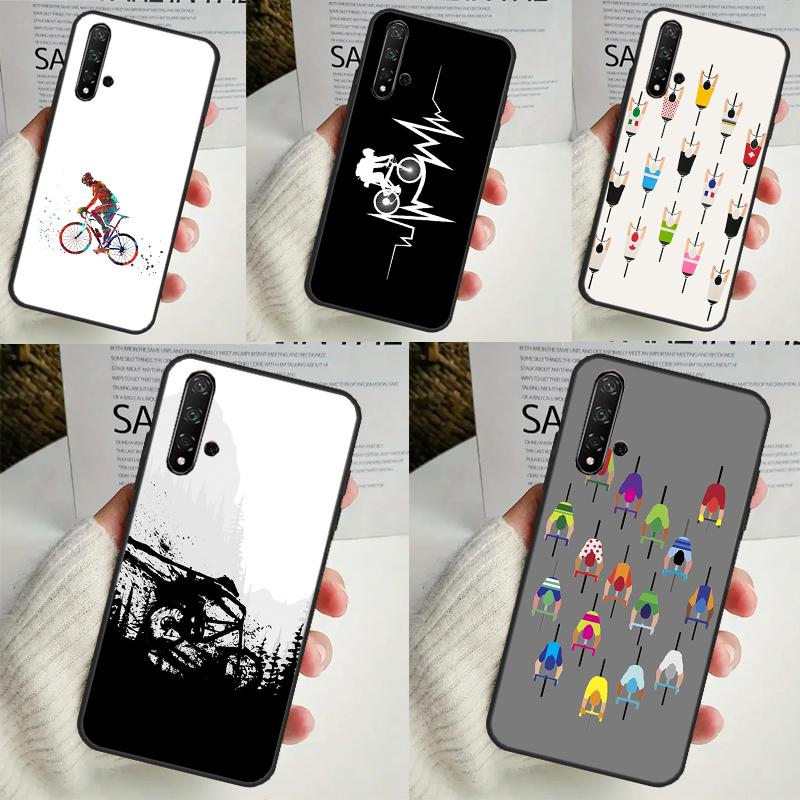 Bike Bicycle Case For Huawei Nova 11i 3i 7i 5T 11 9 10 SE Y60 Y61 Y70 Y90 Y91 P20 P40 Lite P30 Pro Cover
