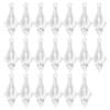 20Pcs Acrylic Pointed Bead Pendant Crystal DIY Holiday Home Decoration Accessories