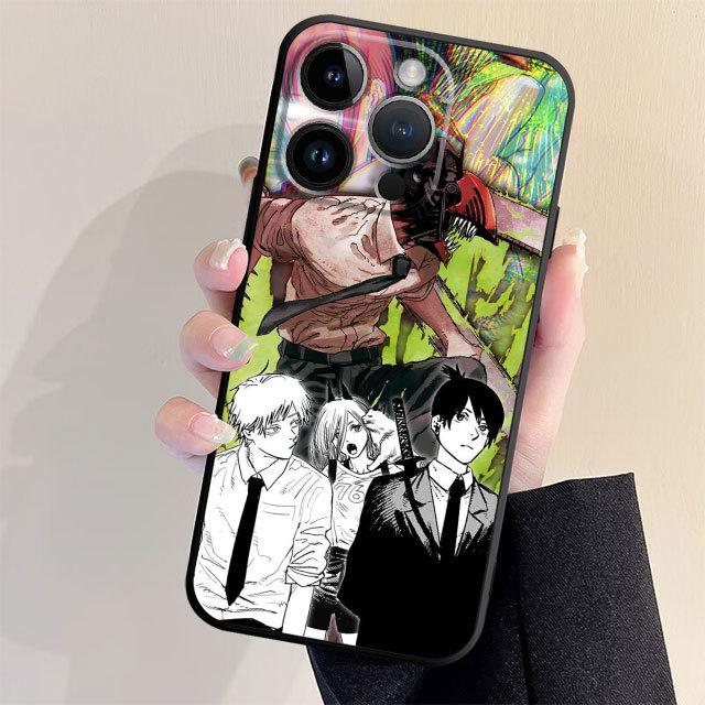Силиконовый чехол для телефона Samsung Galaxy M51 M31 M32 5g M30s M33 M23 M13 M22 M52 M12, японский мультфильм, аниме, чехол для сумки «Человек с бензопилой»