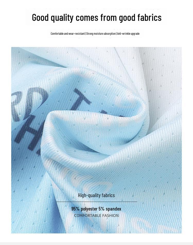 Мужские повседневные спортивные костюмы лето 2024: Короткие рукава + шорты из Ice Silk, новые молодежные стили