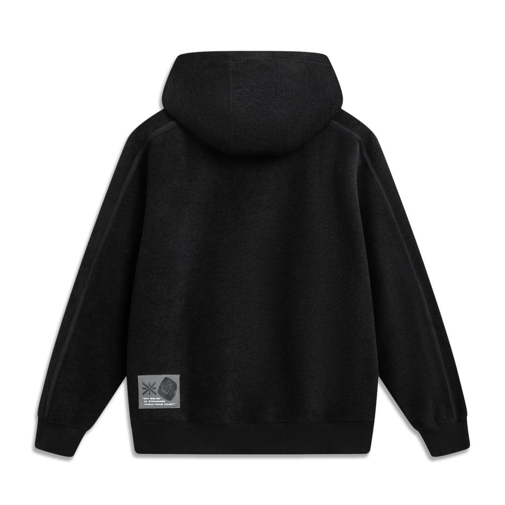 Li Ning Серия Уэйда Буквенный Худи Мягкий Дышащий Универсальный Свободный Свитшот Мужской свитшот AWDV729-1