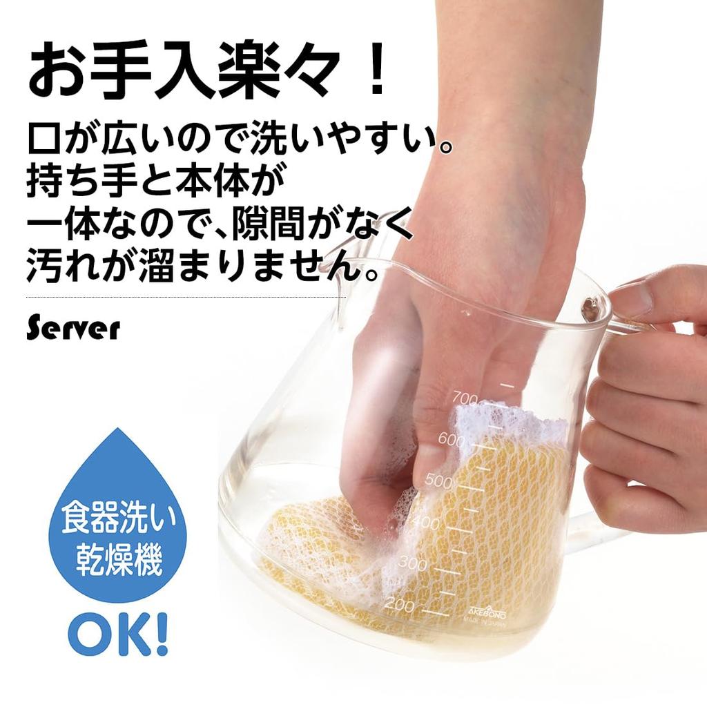 Akebono Sangyo Кофейный сервер Strong 750 Набор 2-в-1 Дриппер для черного капельного кофе Кофе/Холодный TW-3760