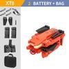 НОВЫЙ Easy Fly Mini Drone XT8 HD Камера WIFI FPV Воздушное давление с фиксированной высотой Дрон 4K Профессиональный складной квадрокоптер RC