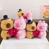 New Capybara Plush Toy Doll Capybara Doll Throw Pillow Doll Cute Station Version Toy Girl