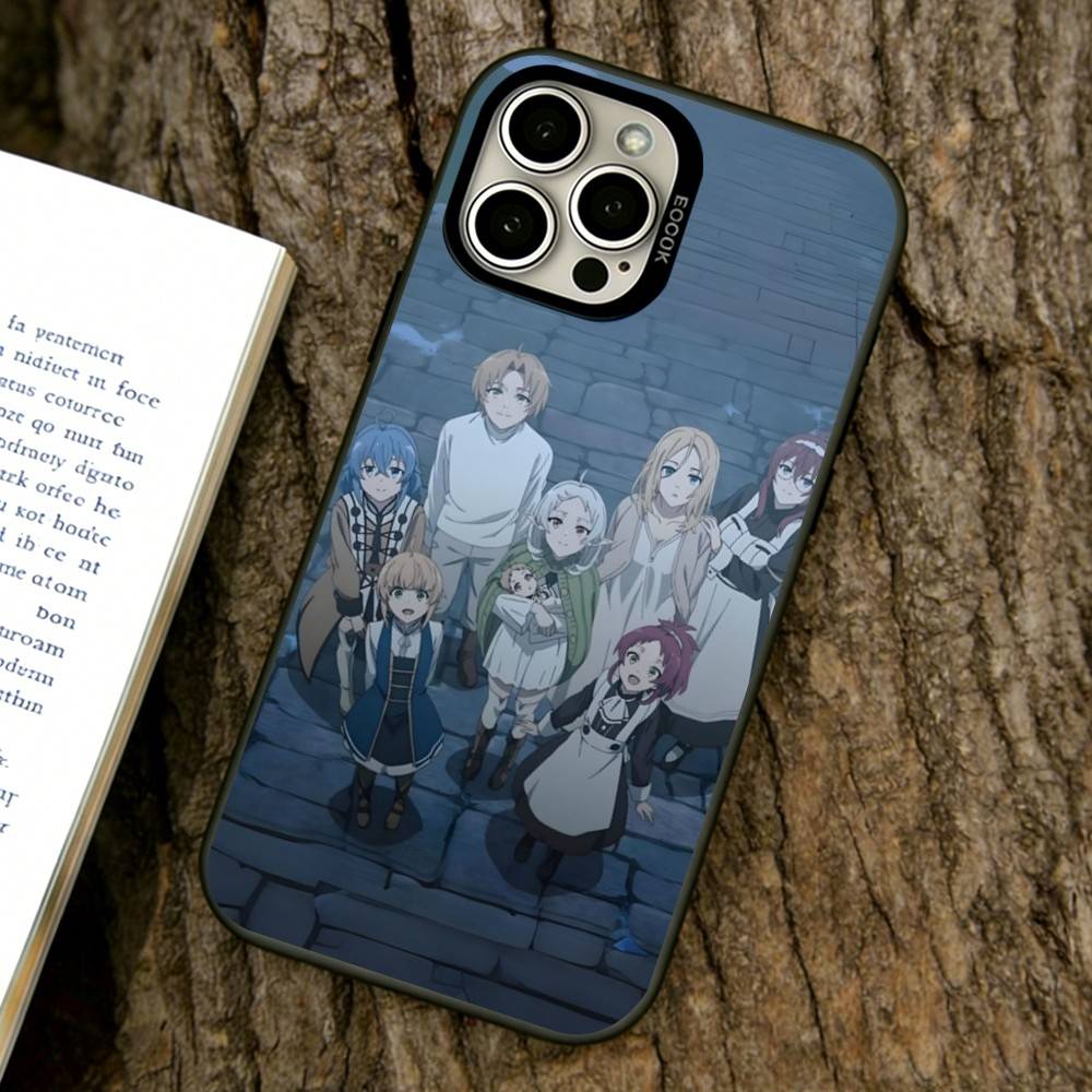 Чехол для телефона Mushoku Tensei для iPhone 17,16,15,14,13,12,11 Plus,Pro Max,XS, Цветной Серебристый Чехол для телефона Funda Cover