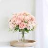 Искусственные цветы Рождественская гирлянда Свадебный сад Бутон розы Арка Поддельный букет пионов Ваза для домашнего декора Шелковая гортензия