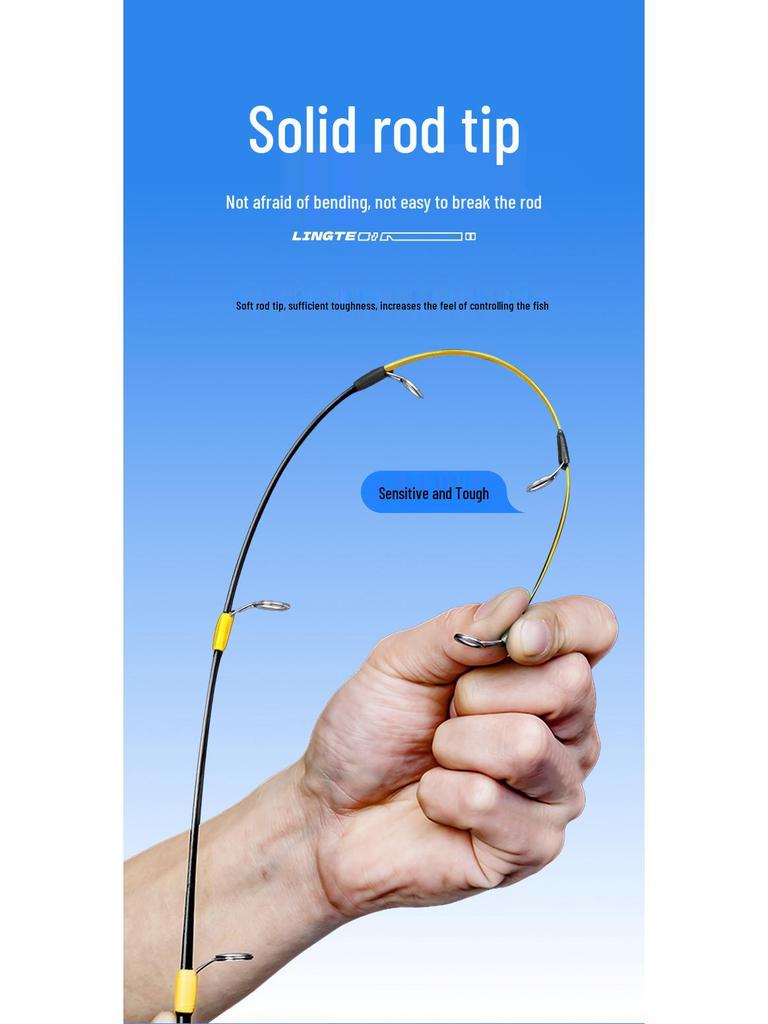 Портативный набор удочек для подледной рыбалки с катушкой с передним фрикционом для зимы и рыбалки с плота