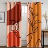 Abstract Art Anthestic Boho Morandi Window Curtains Blinds For Living Room Bedroom Bathroom Kicthen Office Door Home Decor2Pcs