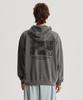 New Balance Nbmdg31833 / Унисекс Худи на молнии с окрашиванием Escape (Древесный уголь)