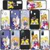 Чехол для iPhone 16 15 Xiaomi Redmi Note 14 13 12 11 Pro Max X 8 9 16e Samsung Galaxy S25 S24 S23 Moto G85 OPPO Huawei Sailor Comics Moon Чехол для телефона