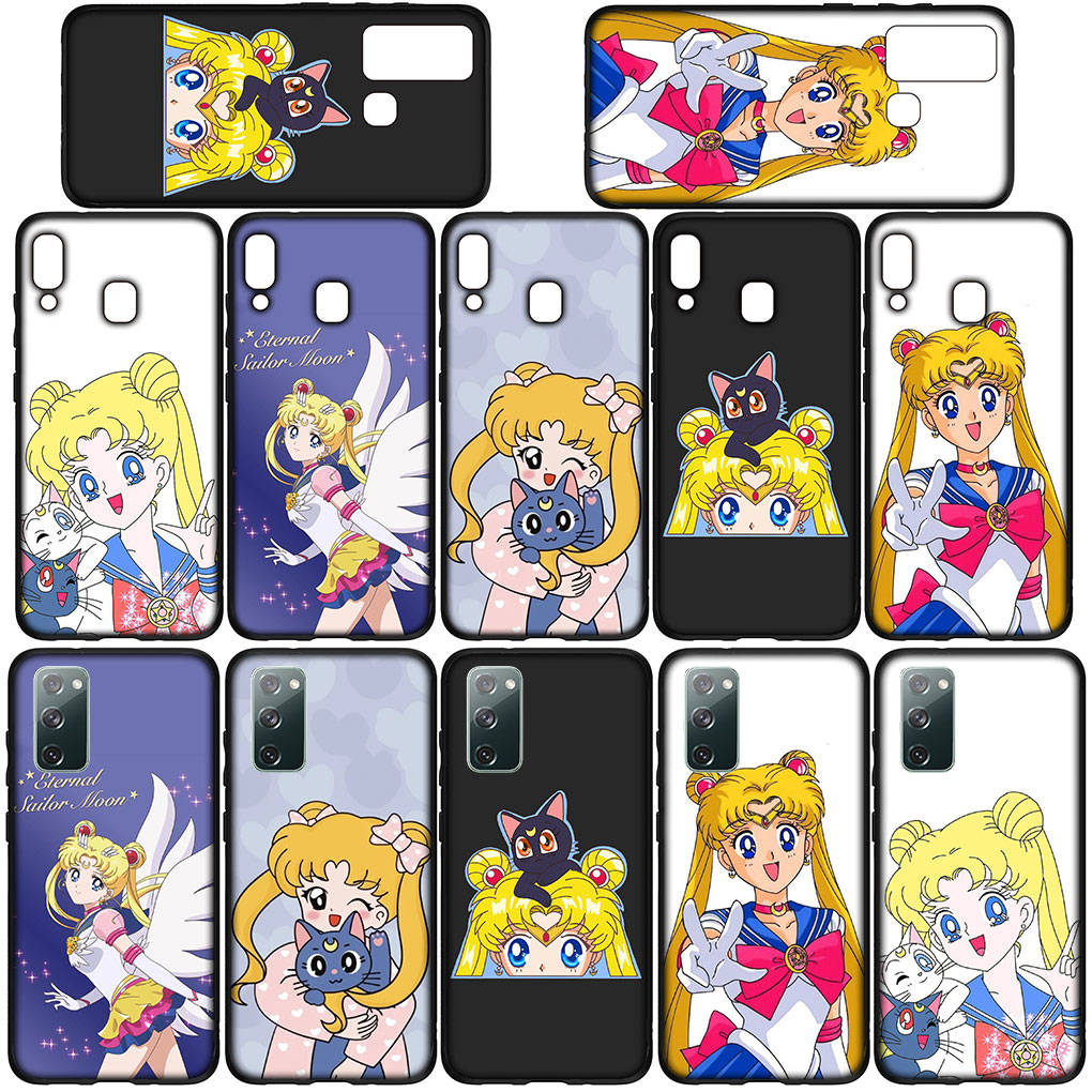 Чехол для iPhone 16 15 Xiaomi Redmi Note 14 13 12 11 Pro Max X 8 9 16e Samsung Galaxy S25 S24 S23 Moto G85 OPPO Huawei Sailor Comics Moon Чехол для телефона