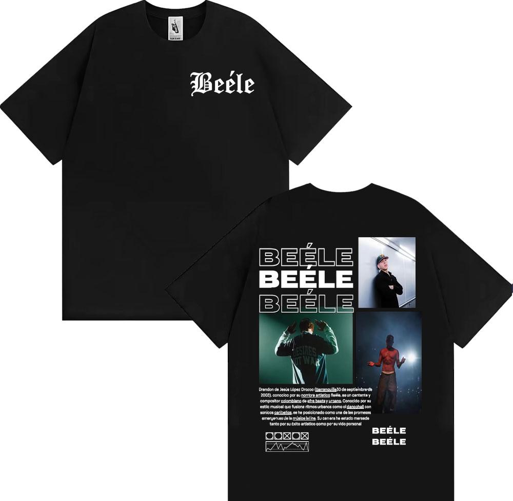 2025 Summer Rapper Biller Album Tour Merch Tshirt Mens Hiphop Pop Street Tshirt 100 Cotton Oversized Street Clothes