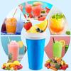 Summer Magic Slushy Maker Squeeze Cup Самодельный молочный коктейль-генератор Охлаждающий стакан Squee DIY для семьи