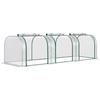 295  x 100 cm Low Tunnel Greenhouse - Clear