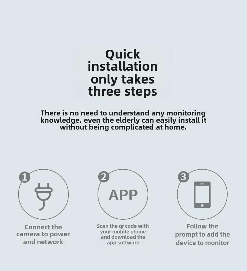 Беспроводная наружная камера 4G 360° с ночным видением HD для домашнего мониторинга