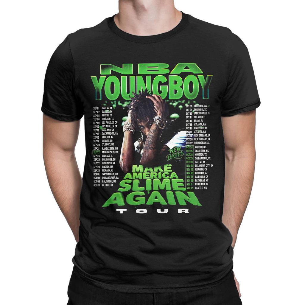 Рэпер Young Boy Never Broke Again MASA Тур 2025 Новое Поступление Футболка для Мужчин Женщин Чистый Хлопок Футболка Одежда