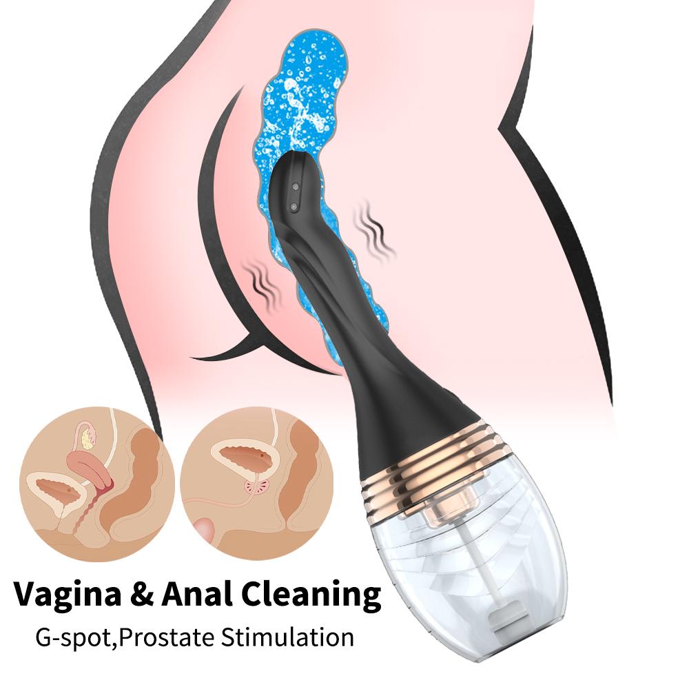 Электрический силиконовый анальный очиститель клизма контейнер для очистки вагинальная спринцовка очиститель клизма груша шприц здоровье гигиена секс женщина мужчина