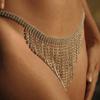 European & American Fashion Rhinestone Tassel Waist & Body Chain for Women - Nightclub Party Accessory