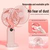 Portable USB Rechargeable Mini Fan: Silent, Long Battery Life, Compact & Cute Design for Students