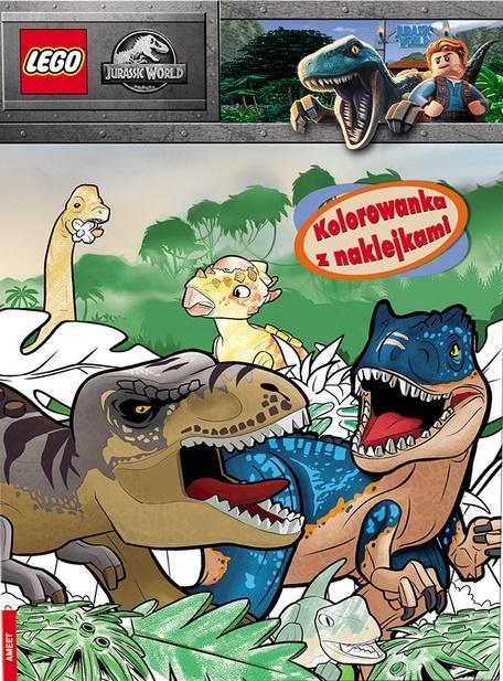Lego(R) Jurassic World. Kolorowanka Z Naklejkami