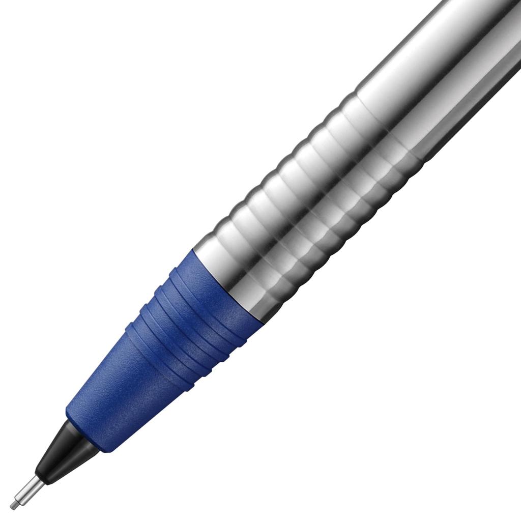 LAMY logo matte blue pencil A highly functional mechanical pencil that will never go out of Made of durable stainless LAMY M41 fine point refill mm -