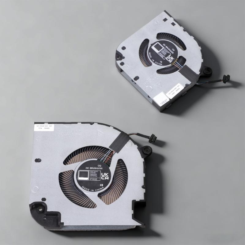 Вентилятор CPU GPU для ноутбуков Охлаждающий вентилятор DC5V 4Pin 4 провода Охладители Для ноутбуков 7620 0V7R3C Часть