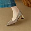 Fashion New Spring/summer Pointed Toe Women Pumps High Heels Shoes Women Shallow Shoes for Women Fashion Wedding Party Shoes Ladies