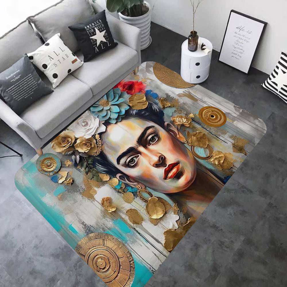 Vintage Artist F-Frida K-Kahlo Door Mat Kids Room Bedroom Decoration Balcony Anti-Slip Doormat Living Room Doormat Area Rug
