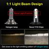 Безвентиляторные автомобильные фары H4 LED H7 H1 H3 H8 H9 H11 9005 9006 880 881 H27 HB3 HB4 12000lm 4300K ​​Желтый противотуманный фонарь Дальний свет