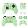 NANANINO Switch Pro Controller Cute Cat Paw Switch Pro Controller Skin with Switch Pro Controller Thumb Grip Cap and Stickers Green Skin, -
