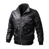 Fall Men's Leather Fashion Motorcycle Wear Flight Thin Leather Jacket Men's Coat Air Force