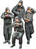MiniArt Scale Soviet Tank Crew In Winter Set of 4 Plastic Model MA37063 1/35 Gear, 1970s-1980s, Kits,