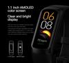 Cross-border AMOLED Smart Bracelet: Monitors Blood Pressure, Oxygen, Temperature, Heart Rate, Sleep; Waterproof Sports Watch