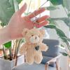 DIY Trinket Plush Rabbit Keychain Bear Plush Keychain Dog Plush Keyring Backpack Pendant