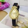 Fashion Women Rhinestones Quartz Watch Creative Leather Strap Wristwatch Gifts Ladies Clock Relojes Para Mujer Dropshipping