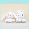Soft Rabbit Plush Toy With Pp Cotton Filling For Decor And Gifts Doll Keychain