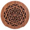 Ahvqevn Guitar Wooden Soundhole Soundhole Cover Block Feedback Buffer EQ Mahogany Wood for Acoustic Folk Style 1 Guitar,
