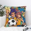 Inazuma Eleven Аниме Игра Наволочка Принт Полиэстер Чехол для Подушки Декор РПГ Футбол Наволочка Чехол Домашний На молнии
