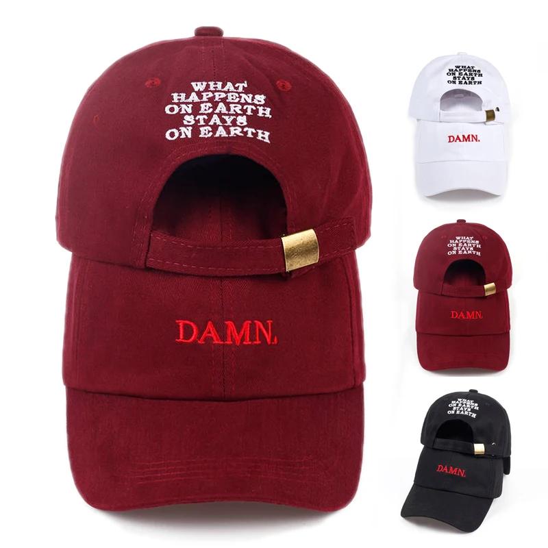 ЧЕРТОВЫ Шляпы для Мужчин и Женщин Вышитые ЧЕРТОВЫ. Кепка Dad Hat Хип-хоп Вышитая Кендрик Ламар Неструктурированная Бейсболка Снэпбэк Рэпер
