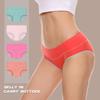 Plus Size Women's Panties Solid Colour Simple Cotton Middle Waist Trousers Lift Hips and Tighten Waist Underwear Briefs