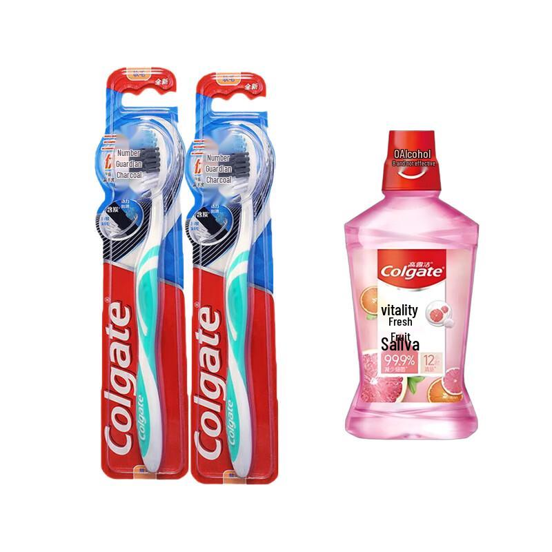 Colgate Triple Action Toothpaste & Fresh Fruit Mouthwash Set