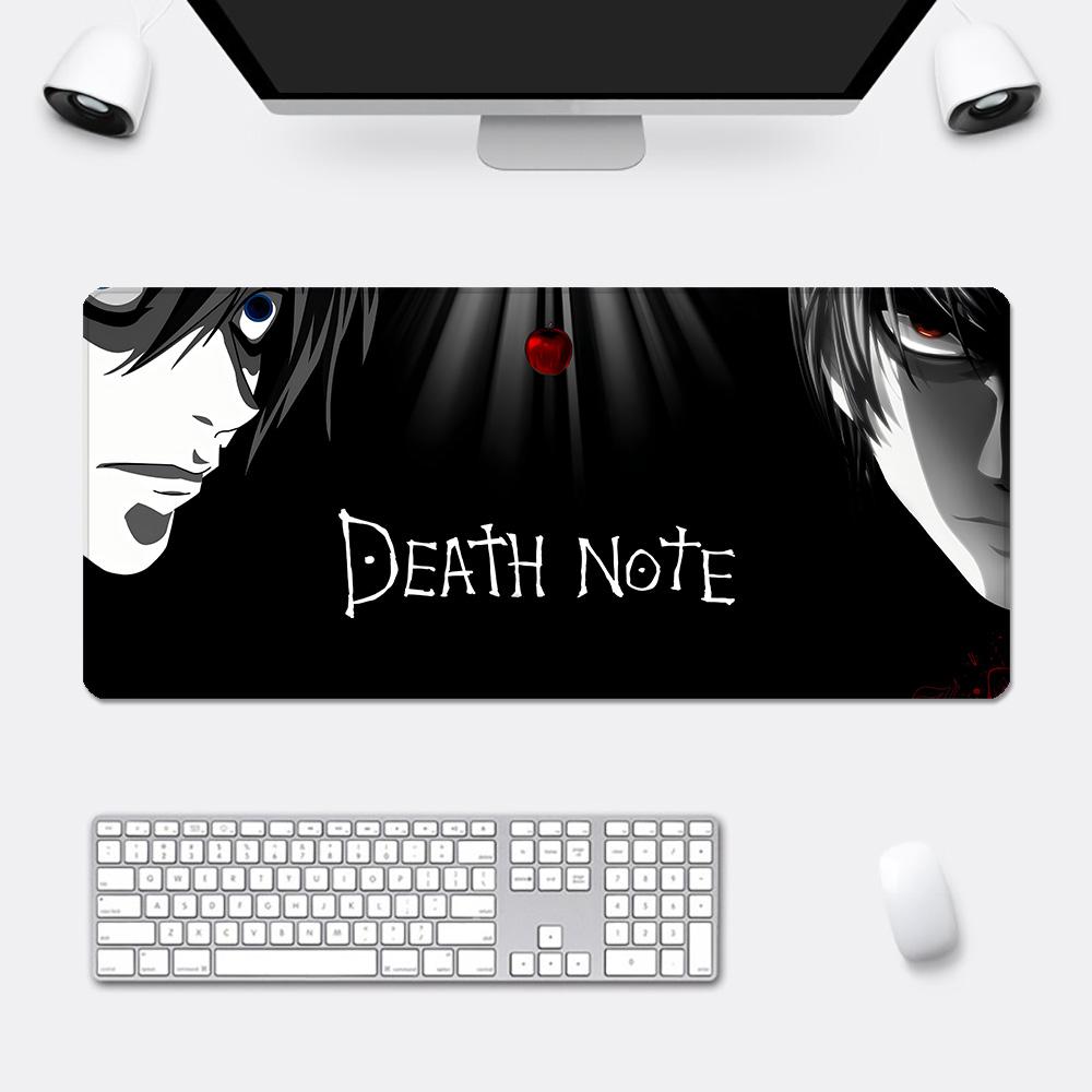 Comics Deaths Notes Anime Mousepad HD Printing Computer Gamers Locking Edge Nonslip Mouse Pad XXLxcm Keyboard PC Desk Pad