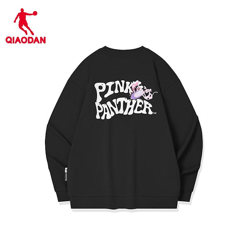 Qiaodan Pink Panther Co-branded Unisex Crewneck Sweatshirt