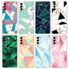 Милый мраморный модный чехол для телефона Samsung Galaxy S24 Plus S23 S22 S21 S20 FE Ultra 5G S10 S10E S9 мягкий прозрачный силиконовый чехол