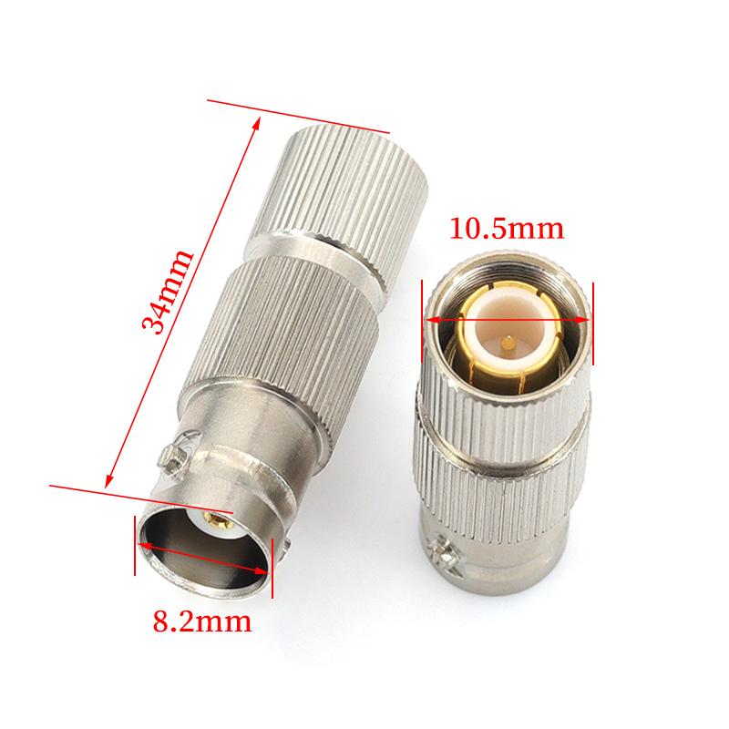 Stlxy RF Q9 BNC Female L9 Male 2-meter Signal Communication Connector Adapter