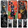 Dachshund Doberman Dog Case For iPhone 15 16 14 13 12 11 Pro Max Plus X XR XS Max 12 13 Mini Soft Bumper Cover